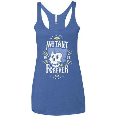 T-Shirts Vintage Royal / X-Small Mutant Forever Women's Triblend Racerback Tank