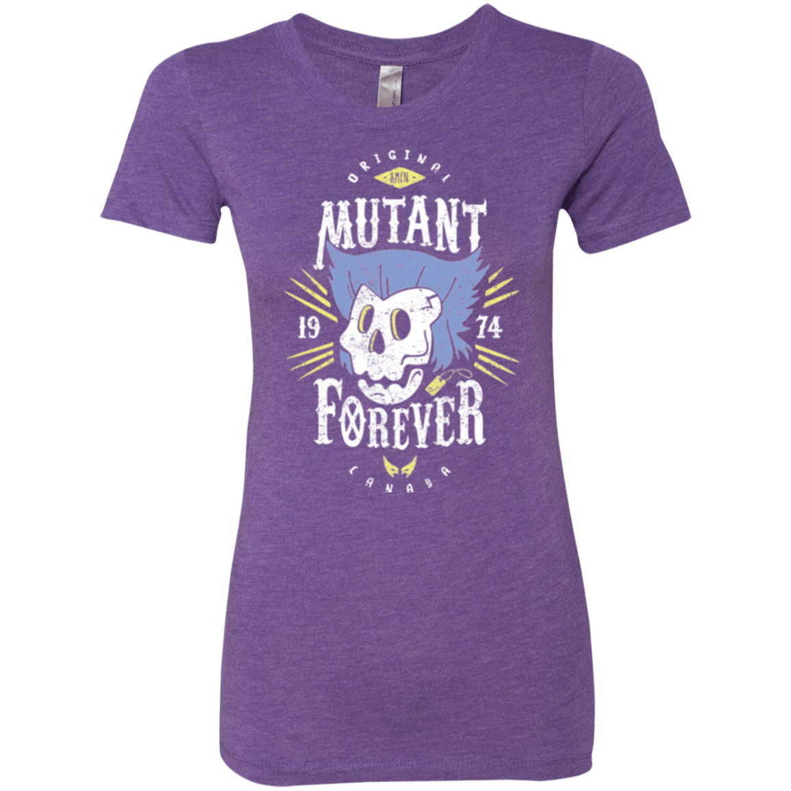T-Shirts Purple Rush / Small Mutant Forever Women's Triblend T-Shirt