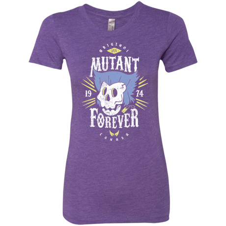 T-Shirts Purple Rush / Small Mutant Forever Women's Triblend T-Shirt