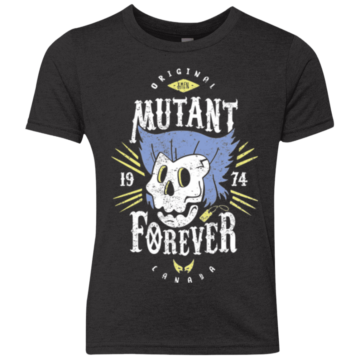 T-Shirts Vintage Black / YXS Mutant Forever Youth Triblend T-Shirt