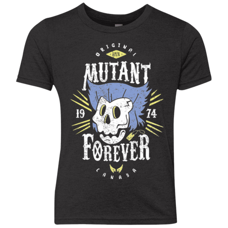T-Shirts Vintage Black / YXS Mutant Forever Youth Triblend T-Shirt