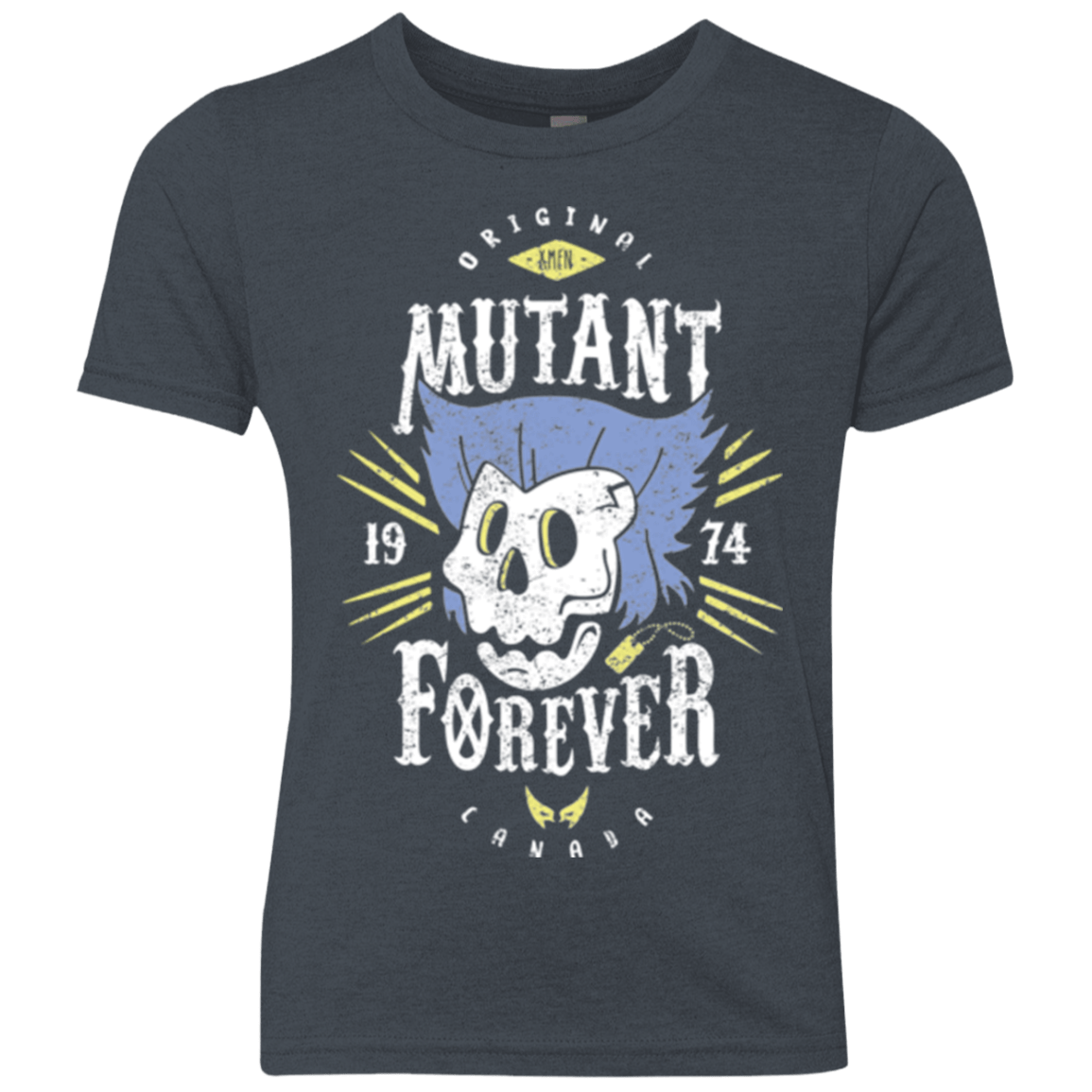 T-Shirts Vintage Navy / YXS Mutant Forever Youth Triblend T-Shirt