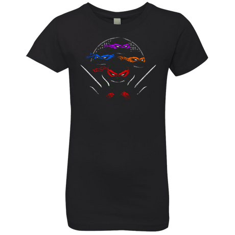 T-Shirts Black / YXS Mutant Ninja Brothers Girls Premium T-Shirt