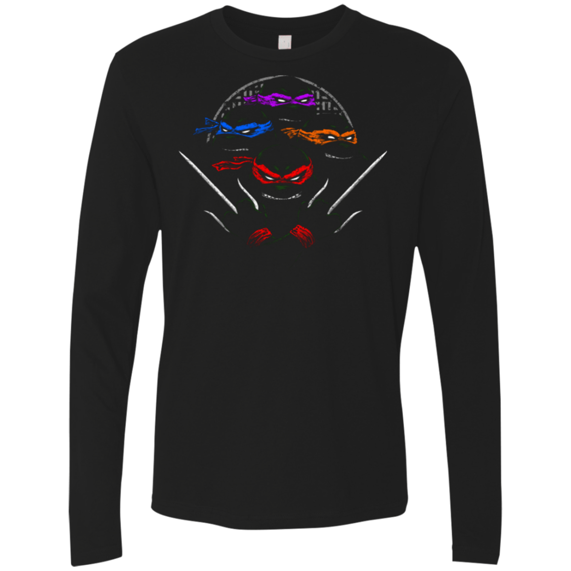 T-Shirts Black / Small Mutant Ninja Brothers Men's Premium Long Sleeve