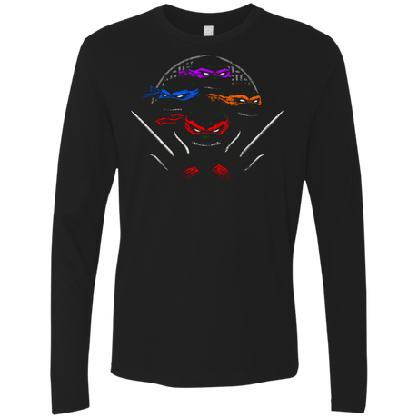 T-Shirts Black / Small Mutant Ninja Brothers Men's Premium Long Sleeve