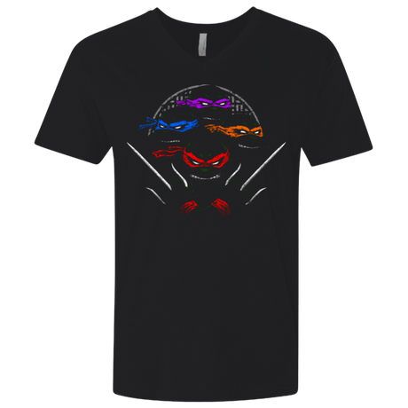 T-Shirts Black / X-Small Mutant Ninja Brothers Men's Premium V-Neck