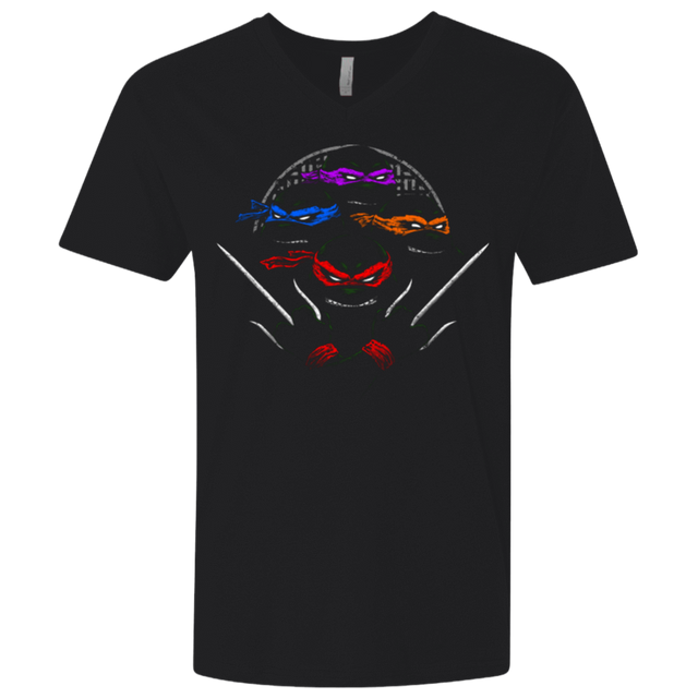 T-Shirts Black / X-Small Mutant Ninja Brothers Men's Premium V-Neck