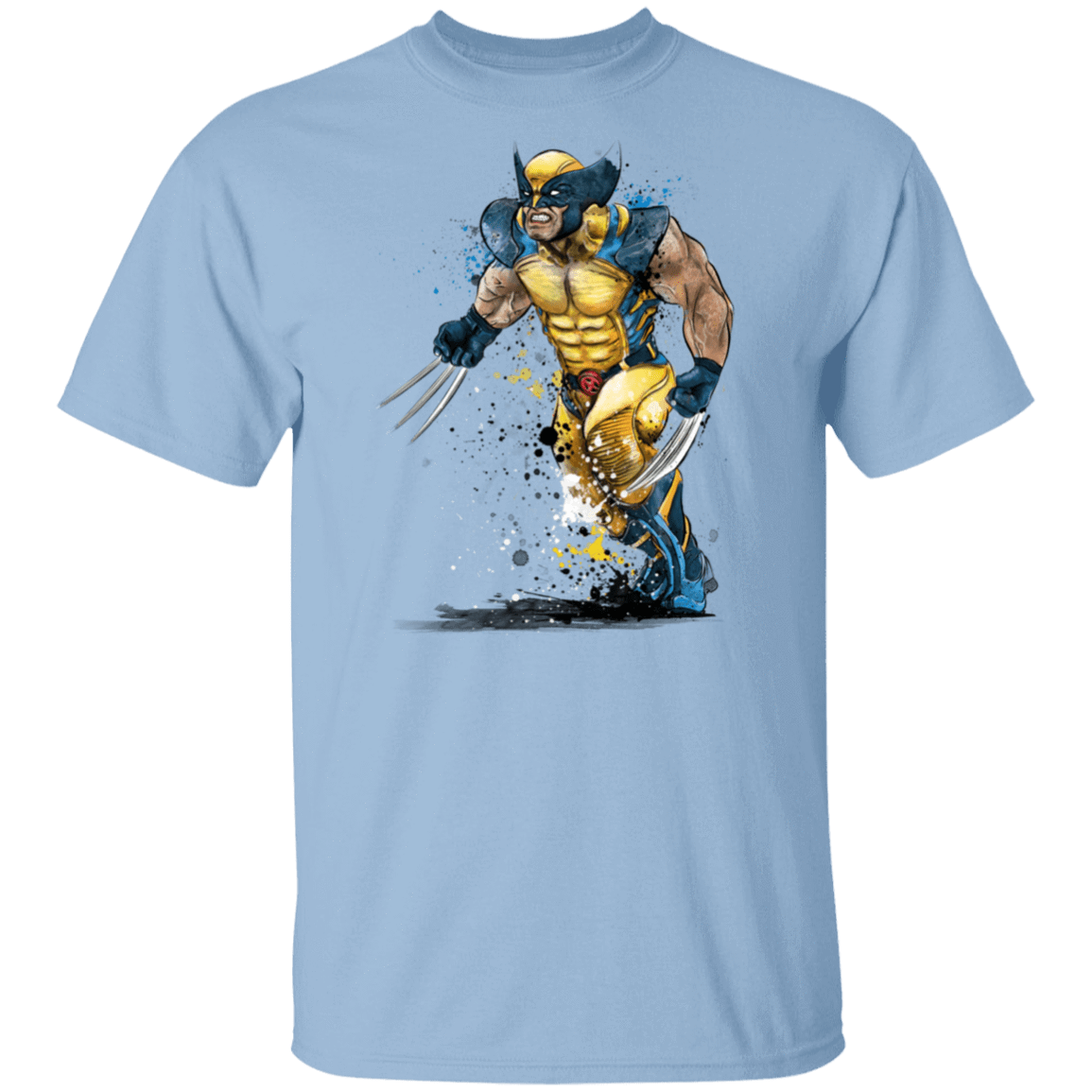T-Shirts Light Blue / S Mutant Rage Watercolor T-Shirt