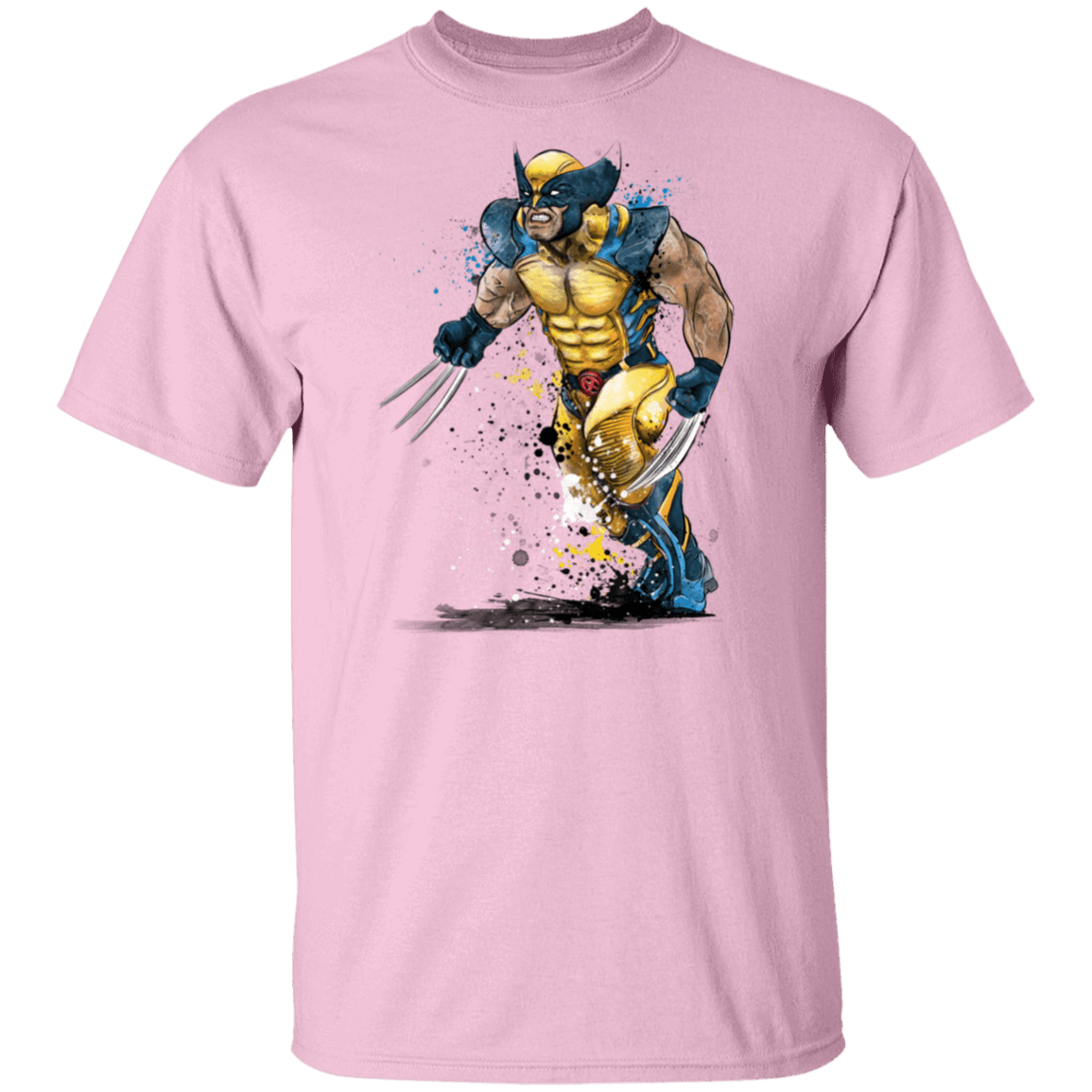 T-Shirts Light Pink / S Mutant Rage Watercolor T-Shirt