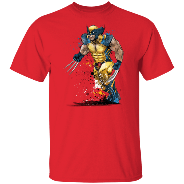T-Shirts Red / S Mutant Rage Watercolor T-Shirt