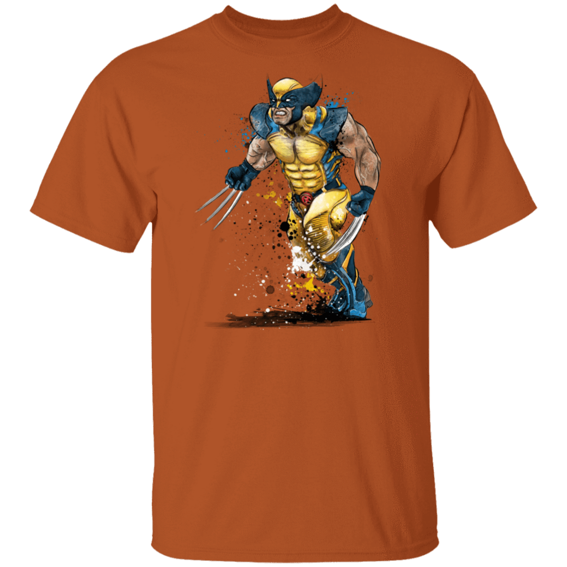 T-Shirts Texas Orange / S Mutant Rage Watercolor T-Shirt