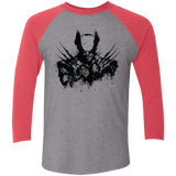T-Shirts Premium Heather/ Vintage Red / X-Small Mutant Rage  X Men's Triblend 3/4 Sleeve