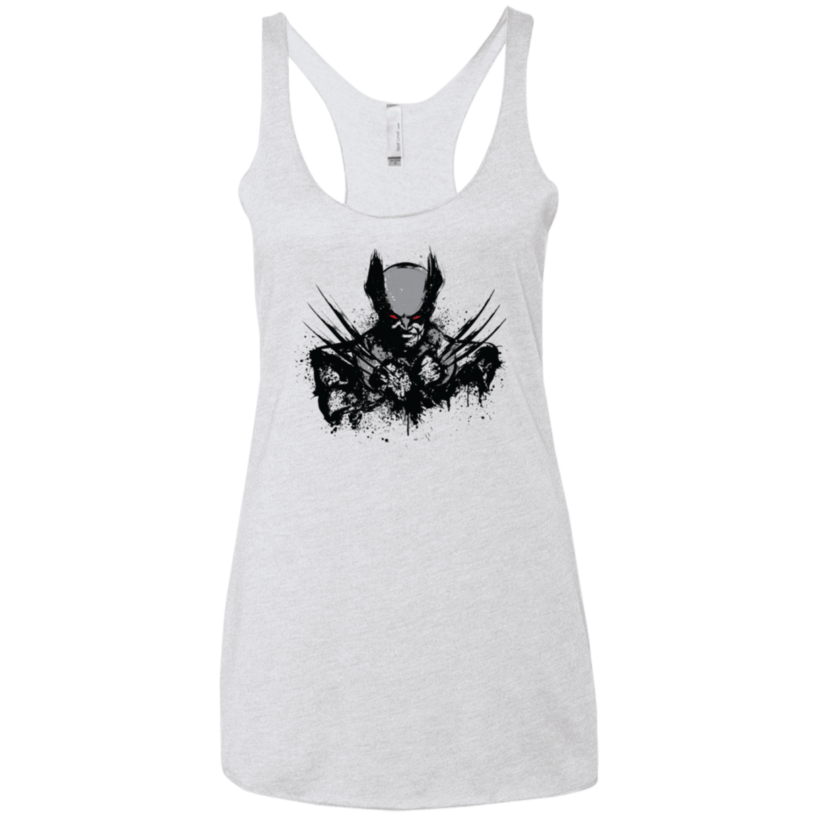 T-Shirts Heather White / X-Small Mutant Rage  X Women's Triblend Racerback Tank