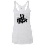 T-Shirts Heather White / X-Small Mutant Rage  X Women's Triblend Racerback Tank