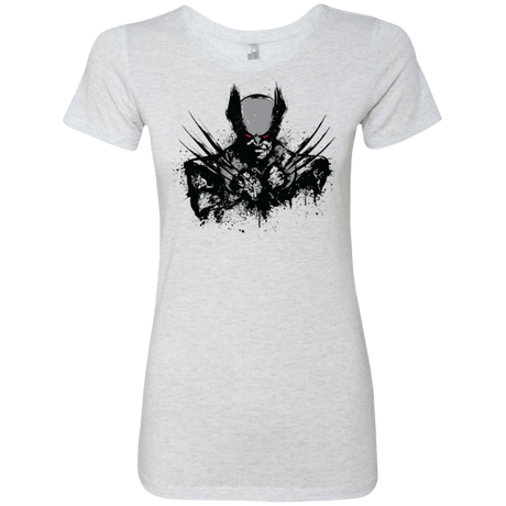 T-Shirts Heather White / Small Mutant Rage  X Women's Triblend T-Shirt