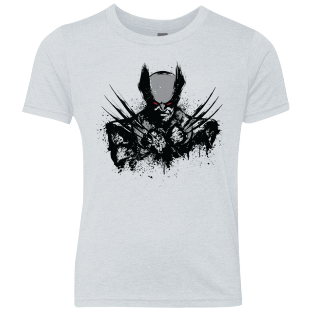 T-Shirts Heather White / YXS Mutant Rage  X Youth Triblend T-Shirt