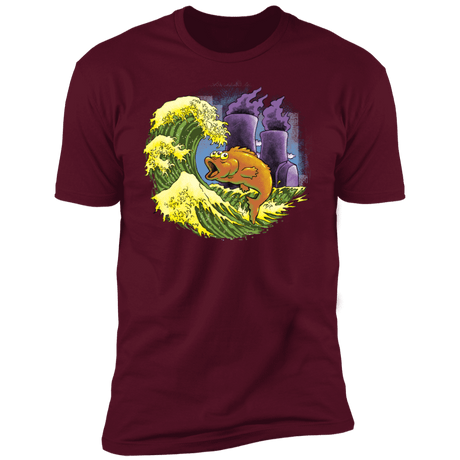 T-Shirts Maroon / S Mutant Wave Men's Premium T-Shirt