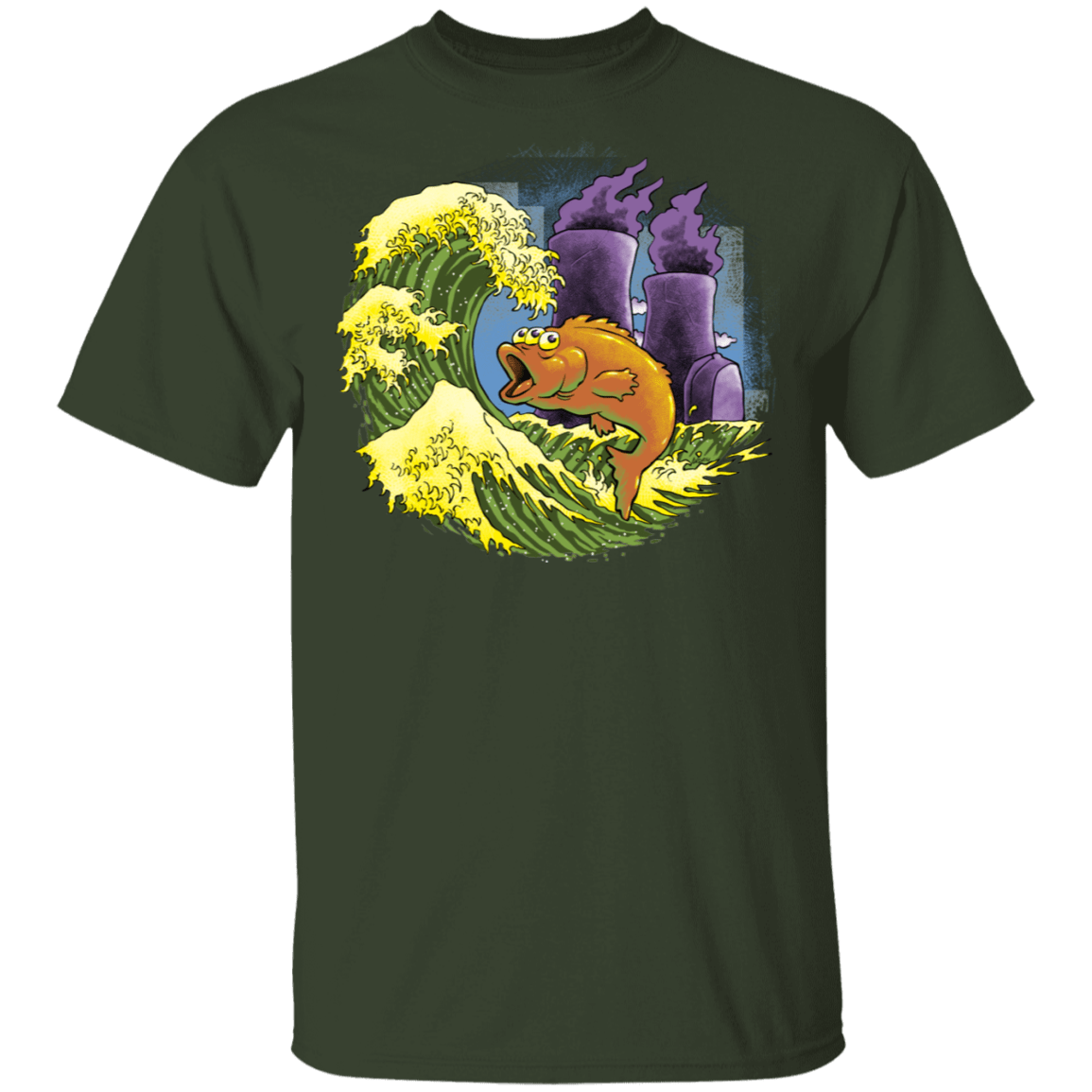 T-Shirts Forest / S Mutant Wave T-Shirt