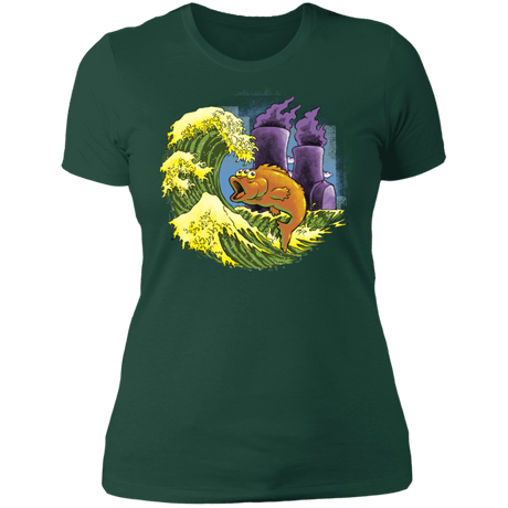T-Shirts Forest Green / S Mutant Wave Women's Premium T-Shirt