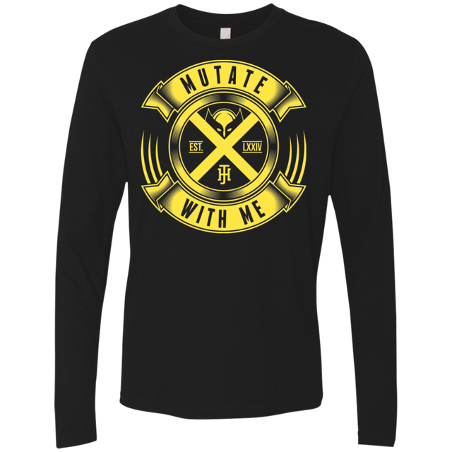 T-Shirts Black / S Mutate With Me Men's Premium Long Sleeve