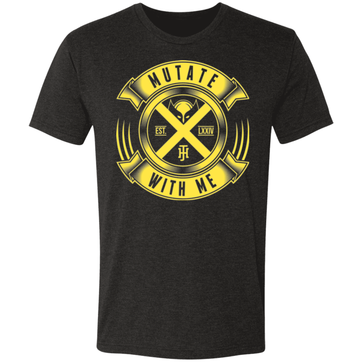 T-Shirts Vintage Black / S Mutate With Me Men's Triblend T-Shirt