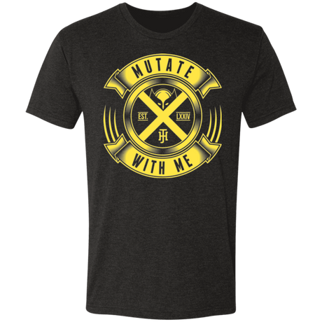 T-Shirts Vintage Black / S Mutate With Me Men's Triblend T-Shirt