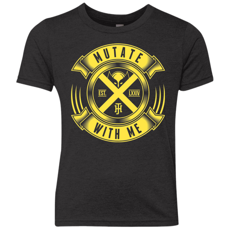 T-Shirts Vintage Black / YXS Mutate With Me Youth Triblend T-Shirt