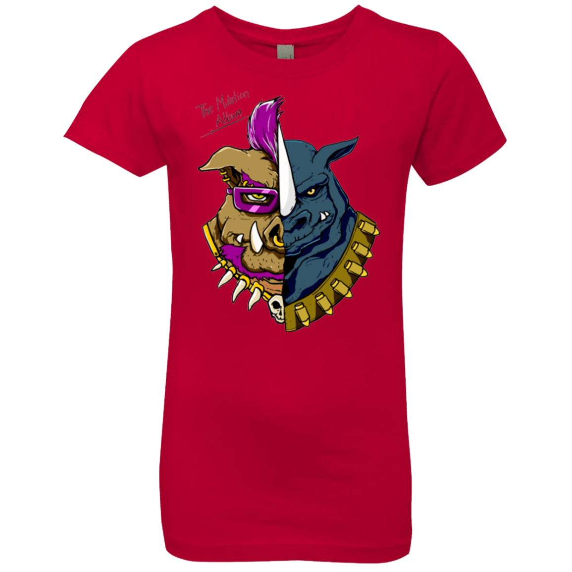 T-Shirts Red / YXS Mutation album Girls Premium T-Shirt