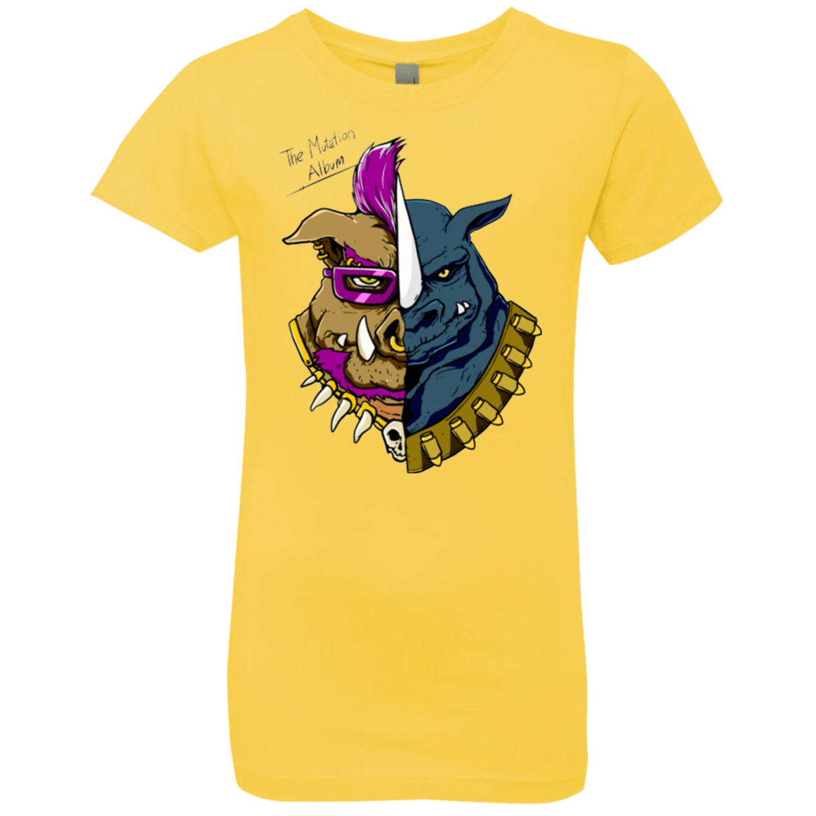 T-Shirts Vibrant Yellow / YXS Mutation album Girls Premium T-Shirt