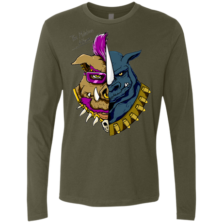 T-Shirts Military Green / S Mutation album Men's Premium Long Sleeve