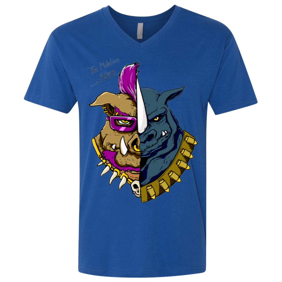 T-Shirts Royal / X-Small Mutation Album Men's Premium V-Neck
