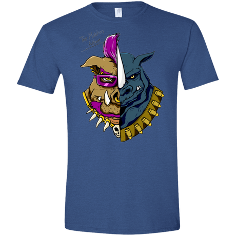 T-Shirts Heather Royal / X-Small Mutation album Men's Semi-Fitted Softstyle