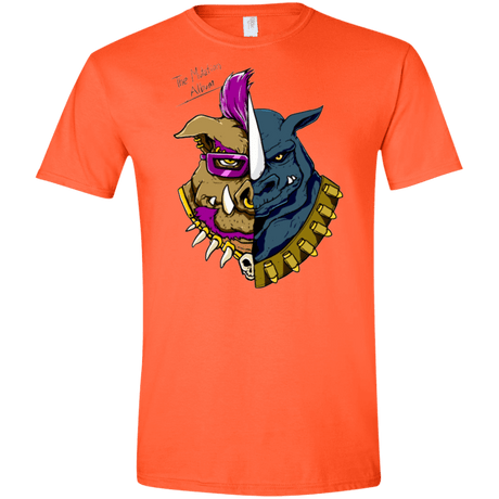 T-Shirts Orange / S Mutation album Men's Semi-Fitted Softstyle