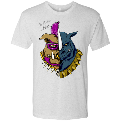 T-Shirts Heather White / Small Mutation Album Men's Triblend T-Shirt