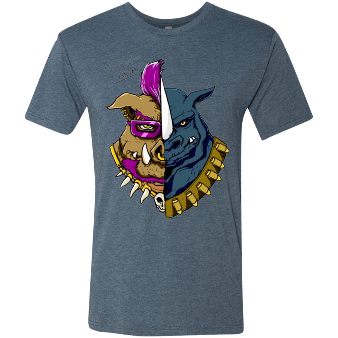 T-Shirts Indigo / Small Mutation Album Men's Triblend T-Shirt