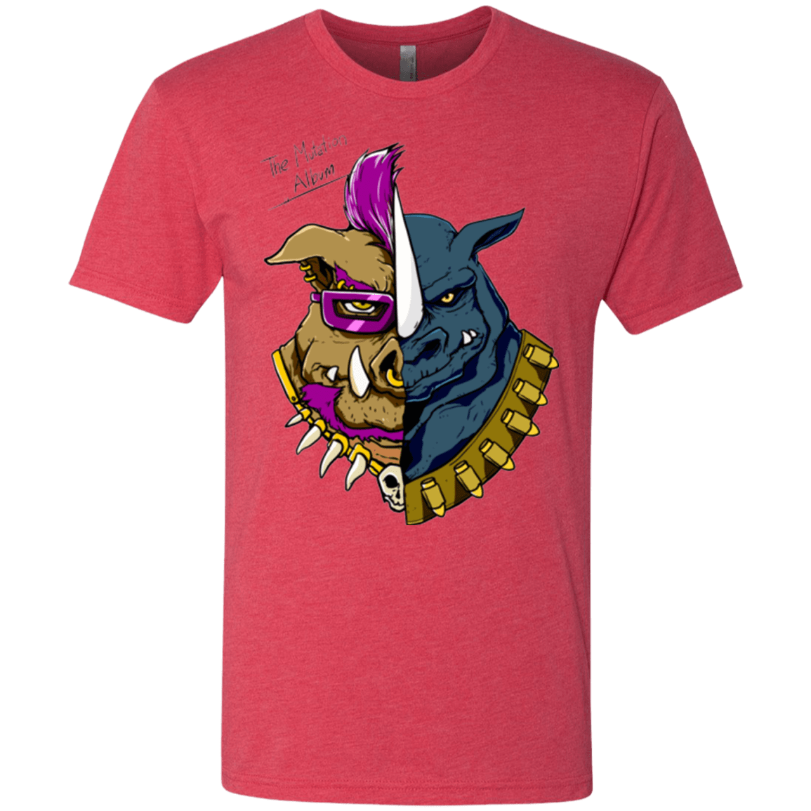 T-Shirts Vintage Red / Small Mutation Album Men's Triblend T-Shirt