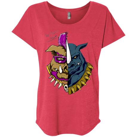 T-Shirts Vintage Red / X-Small Mutation album Triblend Dolman Sleeve