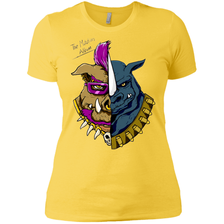 T-Shirts Vibrant Yellow / X-Small Mutation Album Women's Premium T-Shirt