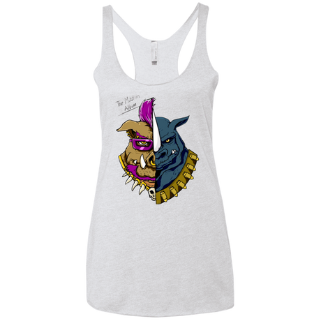 T-Shirts Heather White / X-Small Mutation Album Women's Triblend Racerback Tank