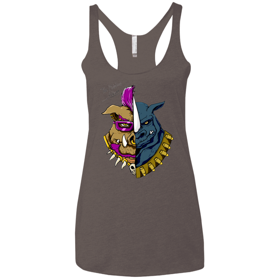 T-Shirts Macchiato / X-Small Mutation album Women's Triblend Racerback Tank