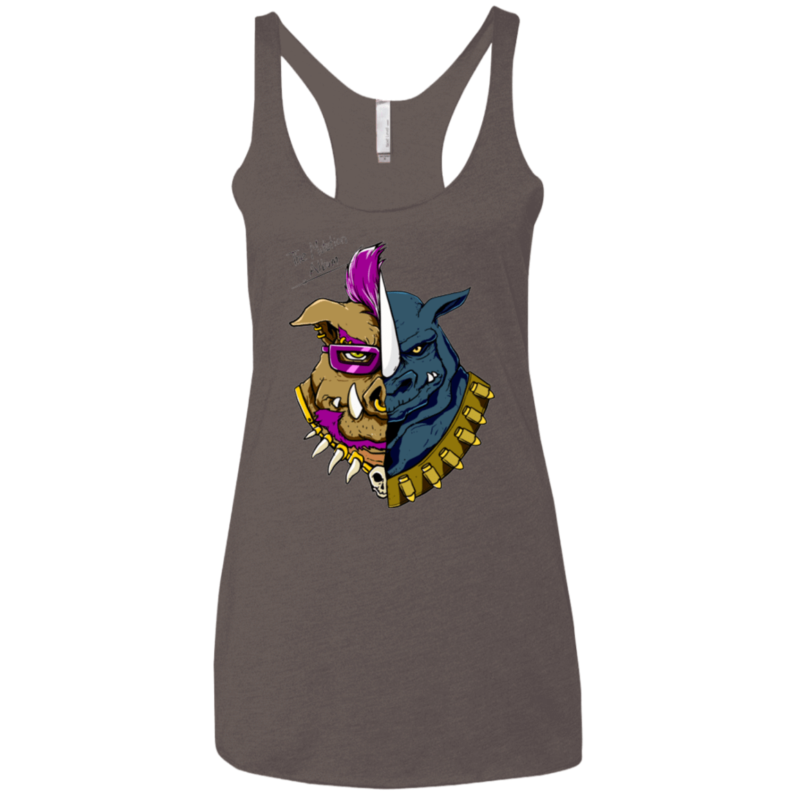 T-Shirts Macchiato / X-Small Mutation Album Women's Triblend Racerback Tank