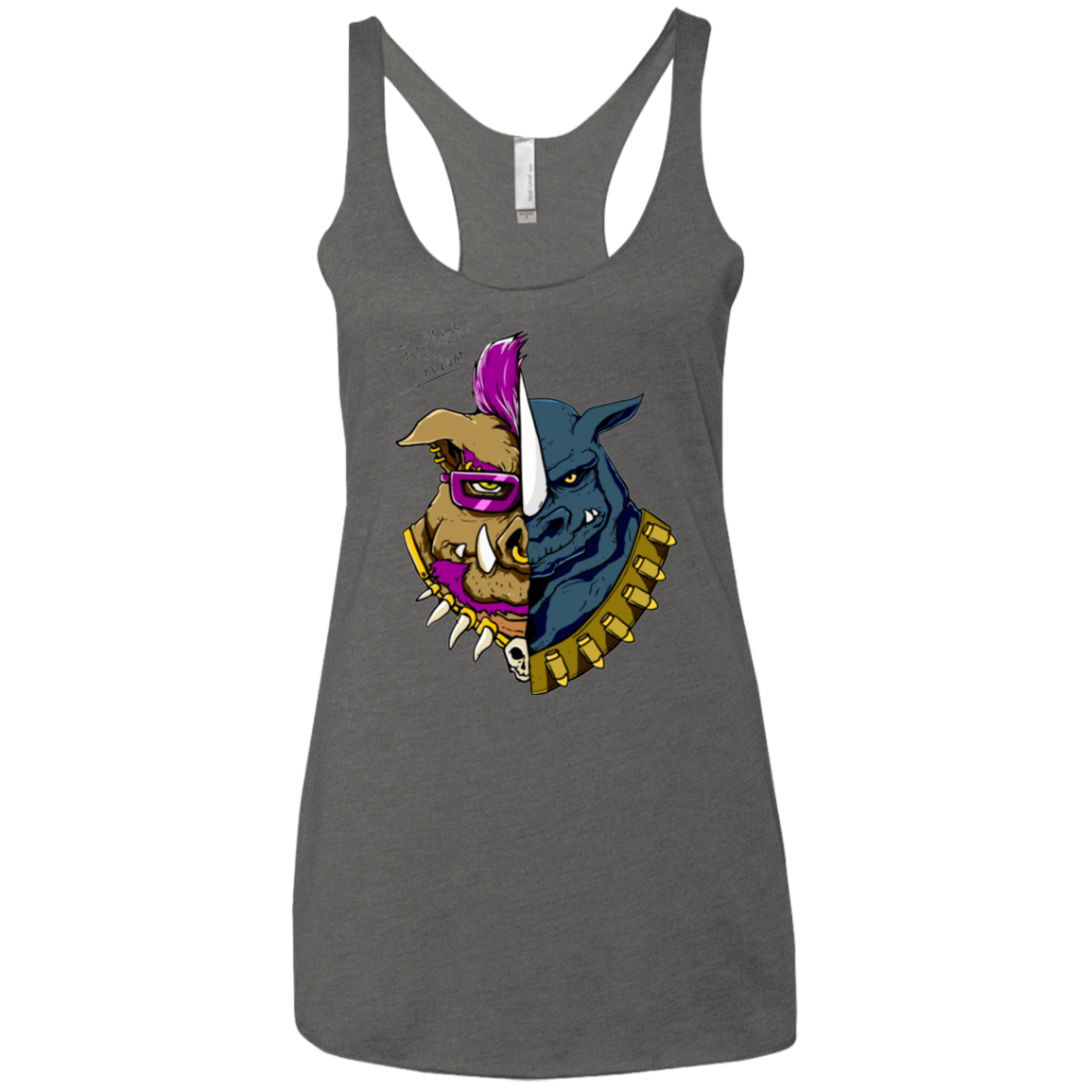 T-Shirts Premium Heather / X-Small Mutation Album Women's Triblend Racerback Tank