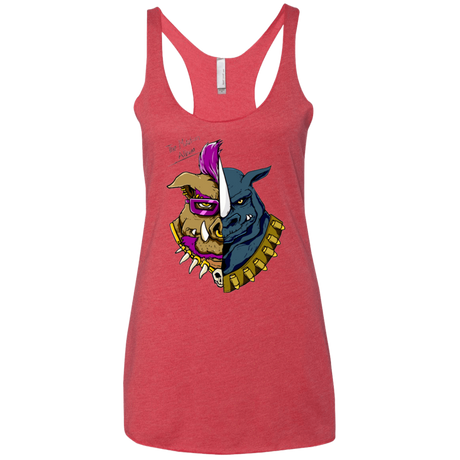 T-Shirts Vintage Red / X-Small Mutation Album Women's Triblend Racerback Tank