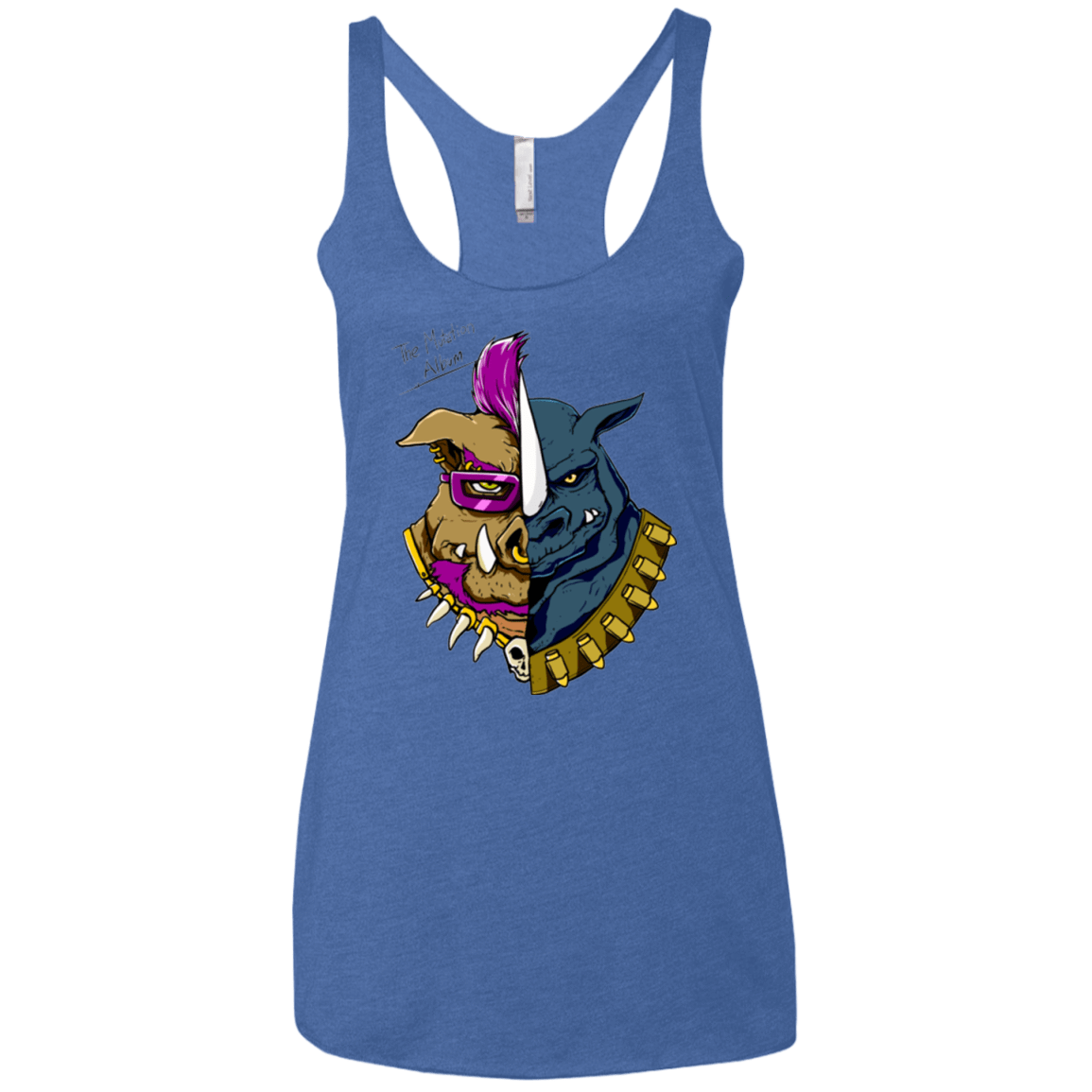 T-Shirts Vintage Royal / X-Small Mutation album Women's Triblend Racerback Tank