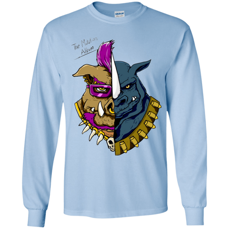 T-Shirts Light Blue / YS Mutation album Youth Long Sleeve T-Shirt