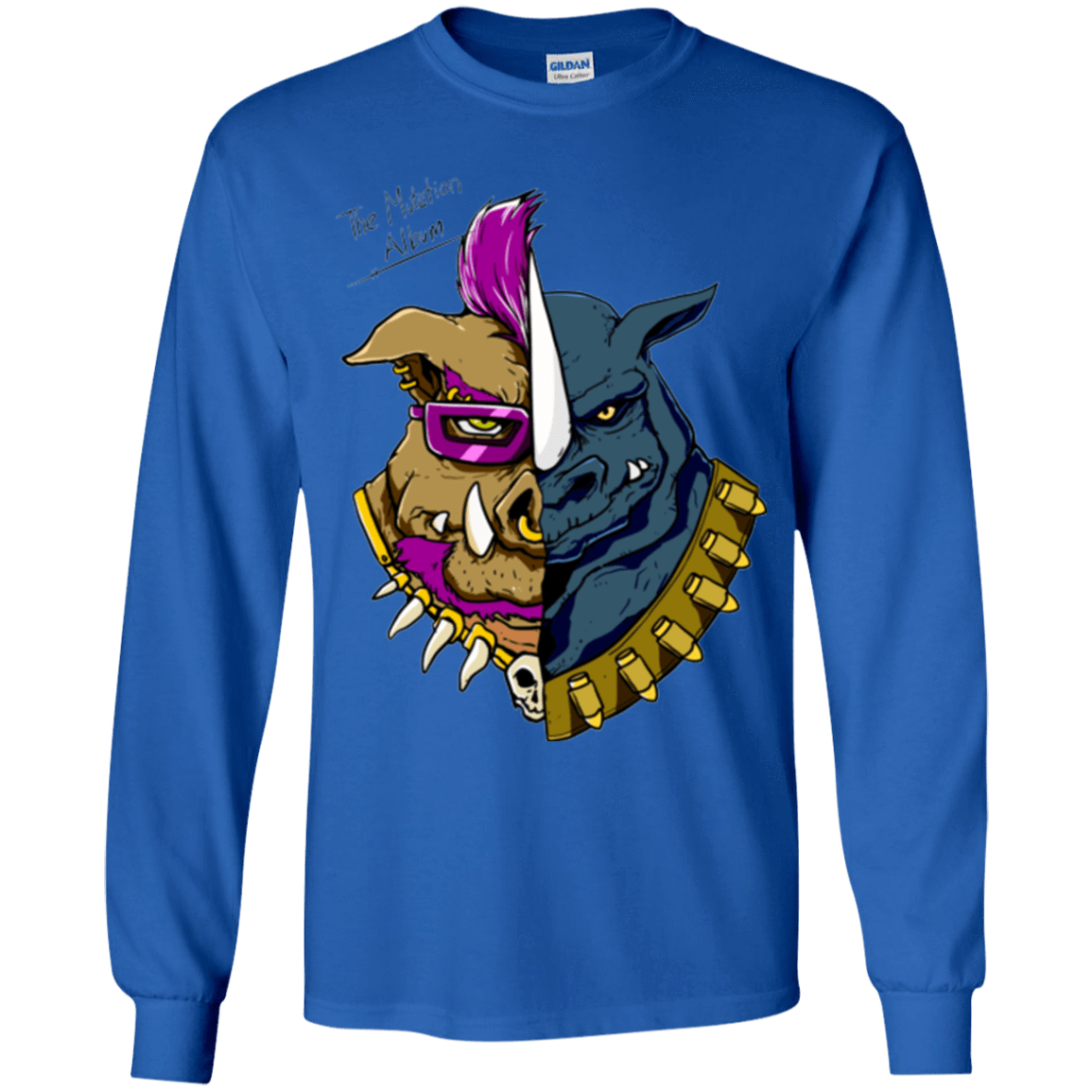 T-Shirts Royal / YS Mutation album Youth Long Sleeve T-Shirt