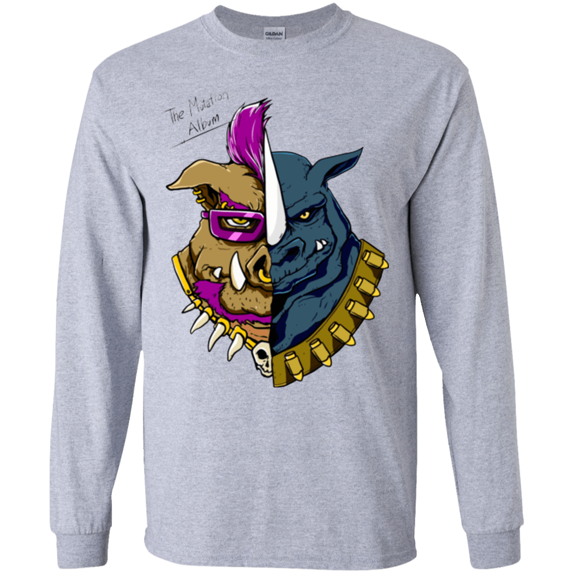 T-Shirts Sport Grey / YS Mutation album Youth Long Sleeve T-Shirt