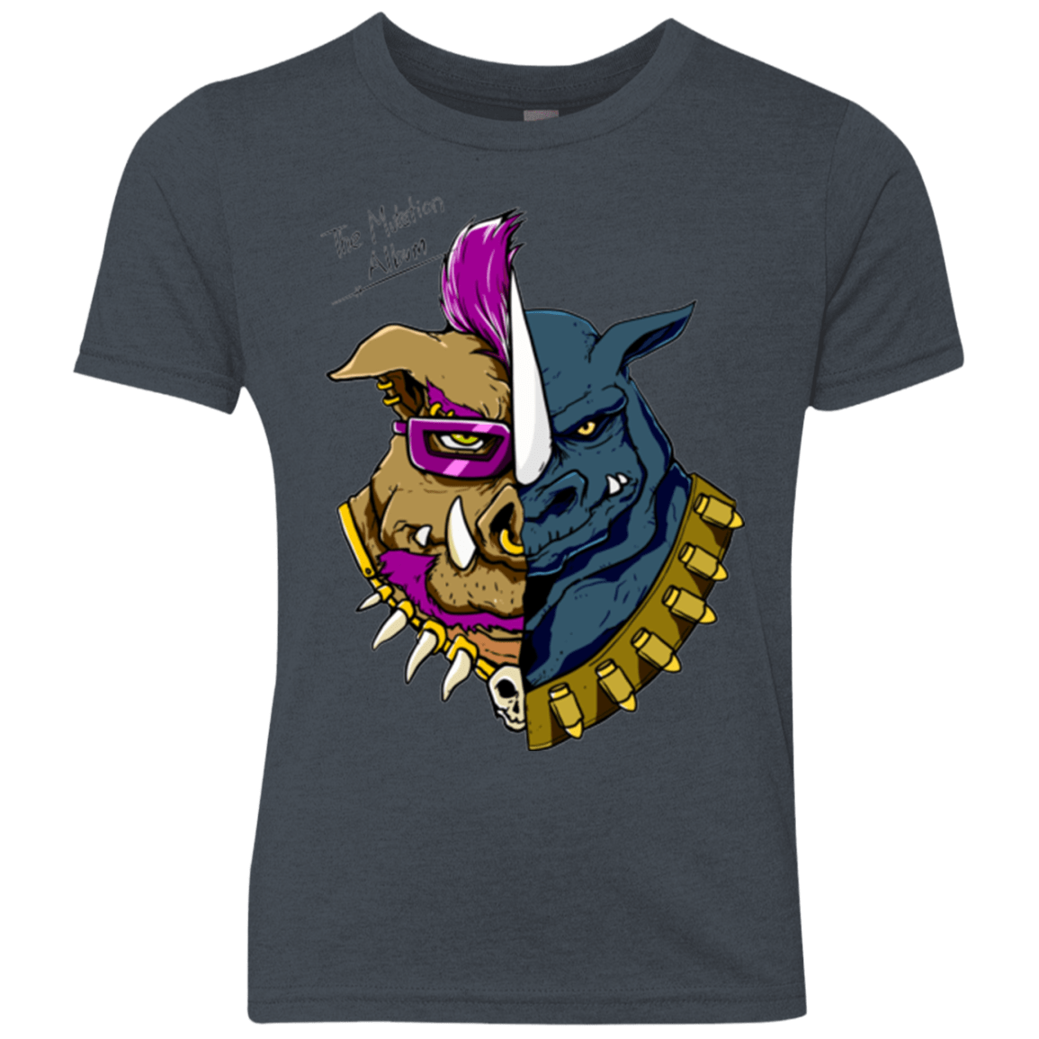 T-Shirts Vintage Navy / YXS Mutation album Youth Triblend T-Shirt