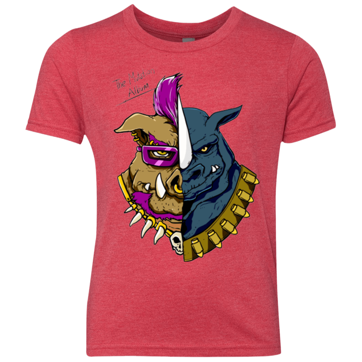 T-Shirts Vintage Red / YXS Mutation album Youth Triblend T-Shirt