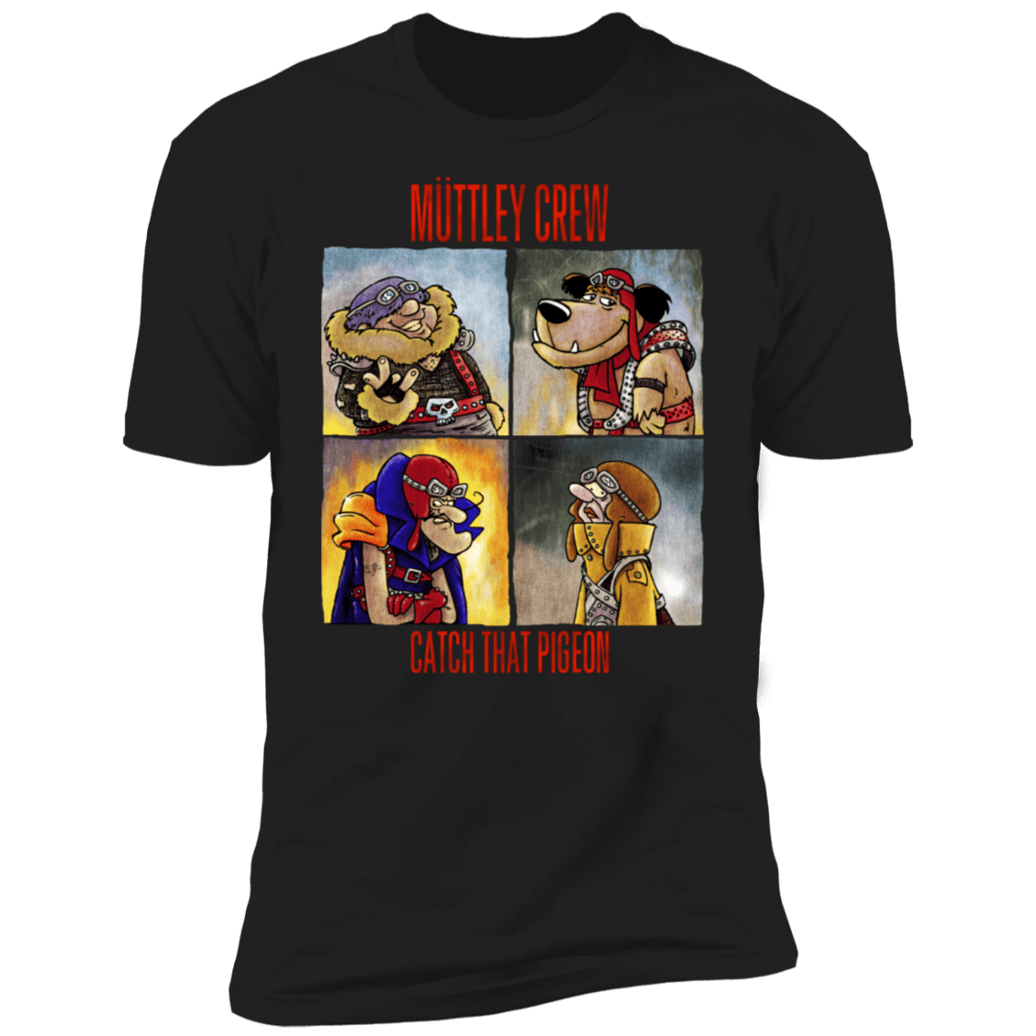T-Shirts Black / X-Small Muttley Crew Men's Premium T-Shirt